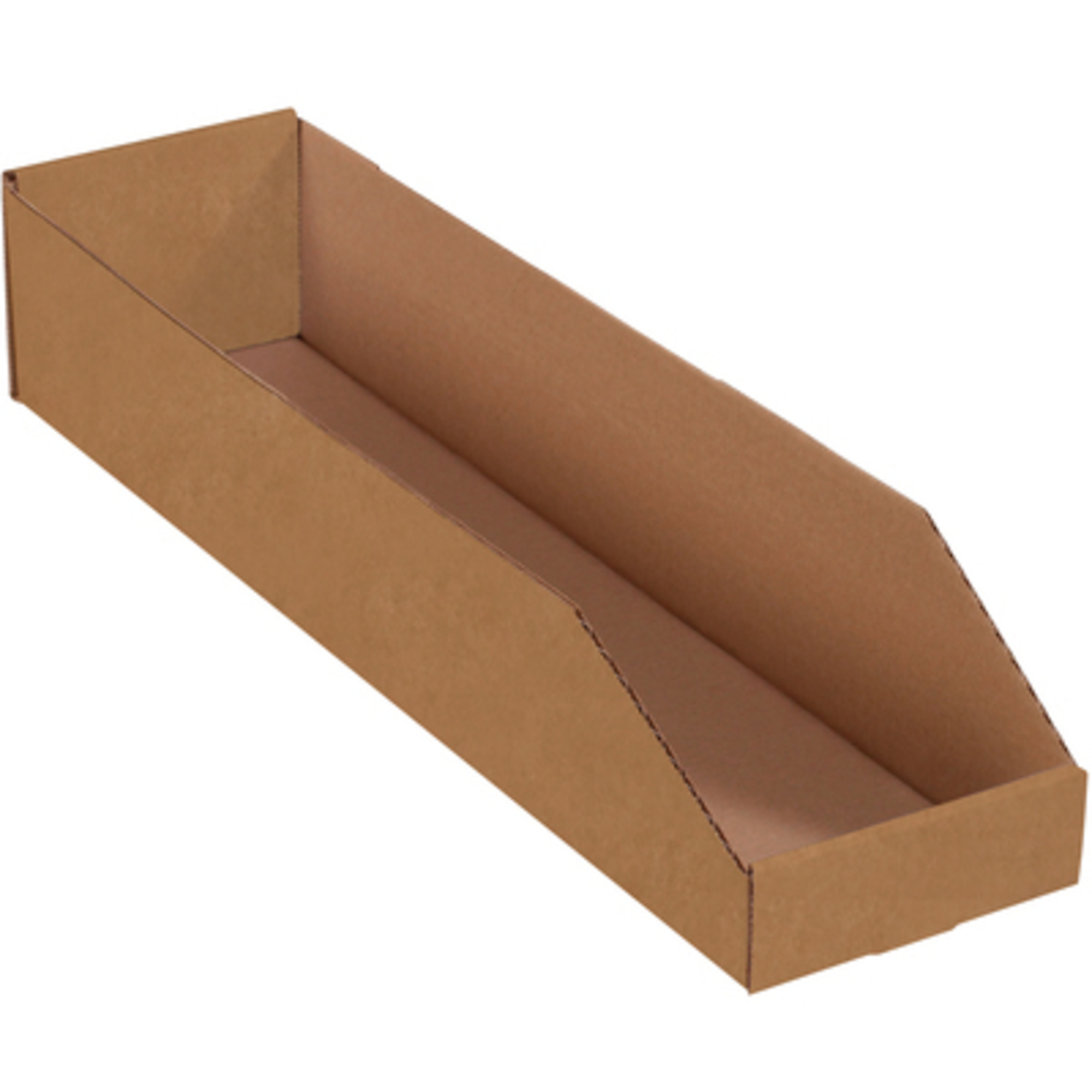 6 x 24 x 4 1/2in. Kraft Bin Boxes 50/CS, Height 4.5 in, Width 6 in, Bins Included (qty.) 50 Model# BINMT624K